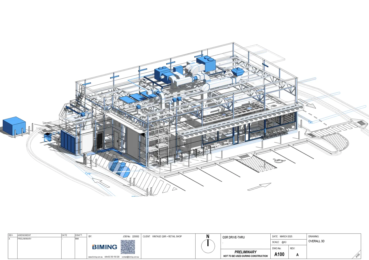BIM Documentation Sydney | Retail QSR & Residential Drafting